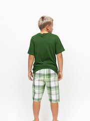 Cyberjammies Knit Top & Checks Shorty Set - Imaginea 2 din 4