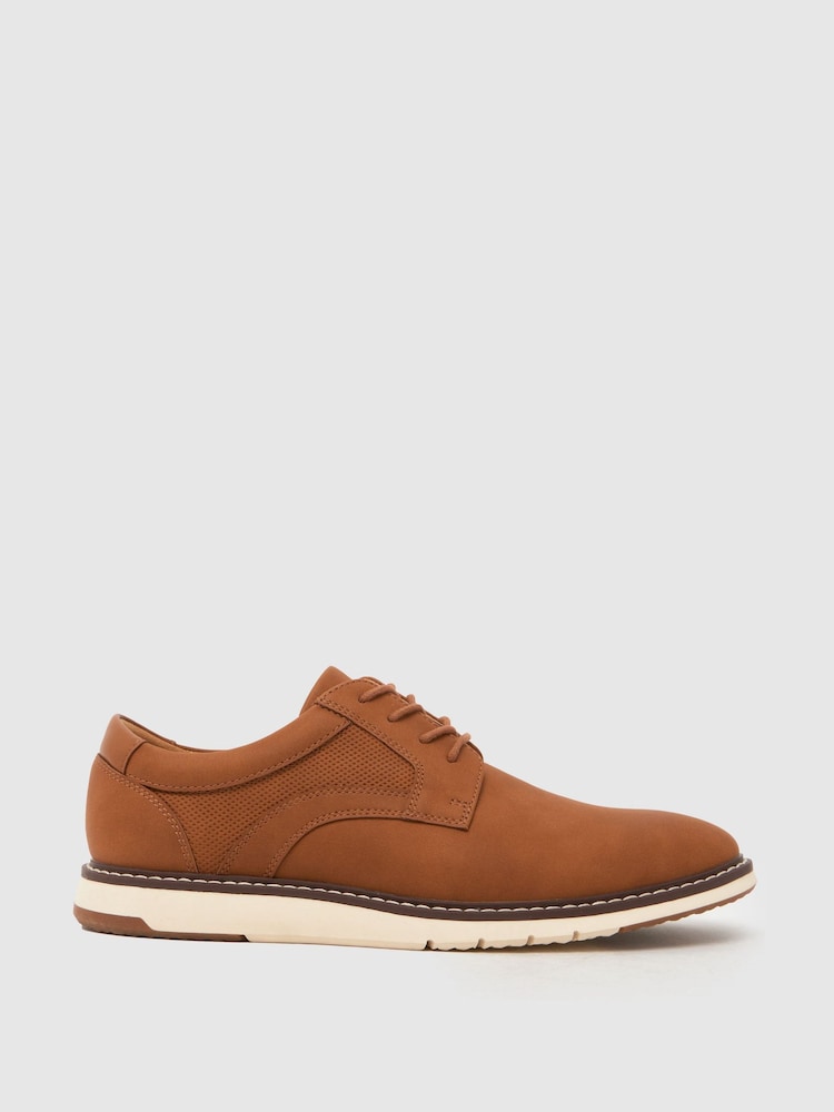 Schuh Brown Pedro Sole Derby - Image 1 of 4