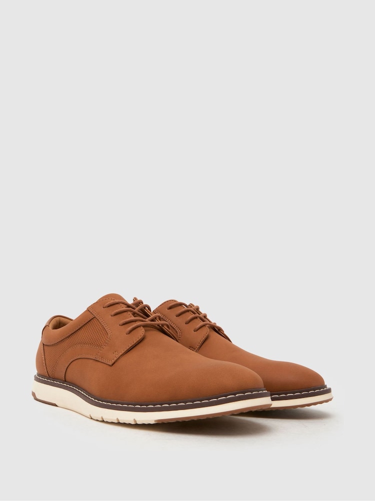 Schuh Brown Pedro Sole Derby - Image 2 of 4