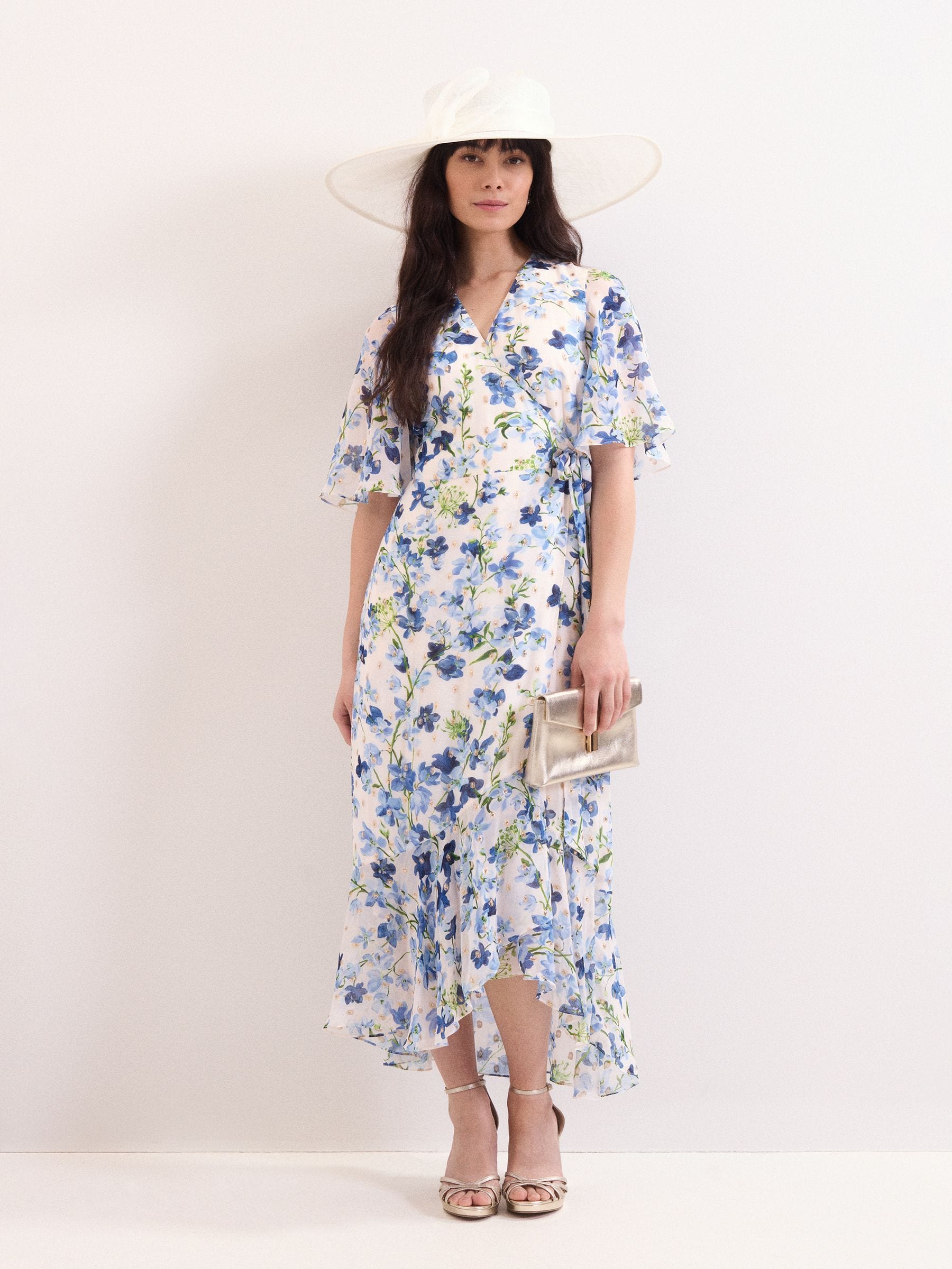Phase Eight Women's White Juliette Midi Dress