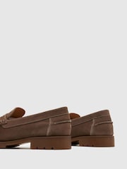 Schuh Brown Rayden Suede Loafer - Image 4 of 4