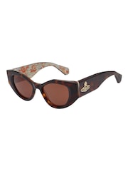 Vivienne Westwood Brown 5138 Sunglasses - Image 1 of 5