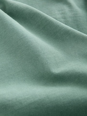 Verde - Ajuste regular - Camiseta ligera teñida en prenda - Imagen 8 de 9