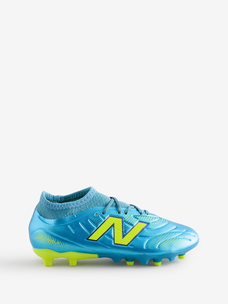 New Balance Blue Tekela Team Low Laced Jnr FG Football Boots - Image 1 of 1 New Balance Blue Tekela Team Low Laced Jnr FG Football Boots - Image 1 of 1