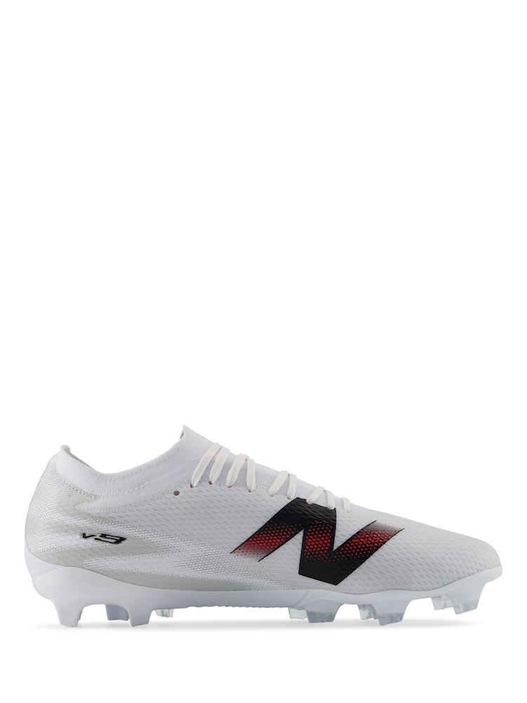 New Balance White Furon Team FG V9 Football Boots - Image 2 of 8 New Balance White Furon Team FG V9 Football Boots - Image 2 of 8
