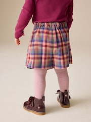 Rozo Karirana šara - Skort and Tights Set (3mths-7yrs) - Slika 3 od 4