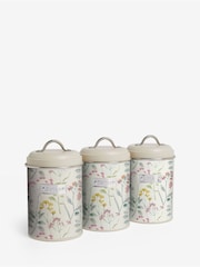 Set of 3 Multi Isla Floral Storage Tins - Image 4 of 4