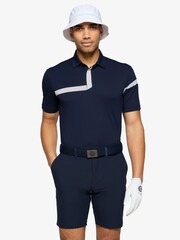 Galvin Green Blue Morley Breathable Short Sleeve Golf Shirt - Image 1 of 7