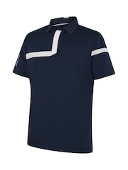 Galvin Green Blue Morley Breathable Short Sleeve Golf Shirt - Image 6 of 7