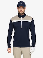 Galvin Green Blue Dean Insulating Golf Mid Layer Sweat Top - Image 1 of 7