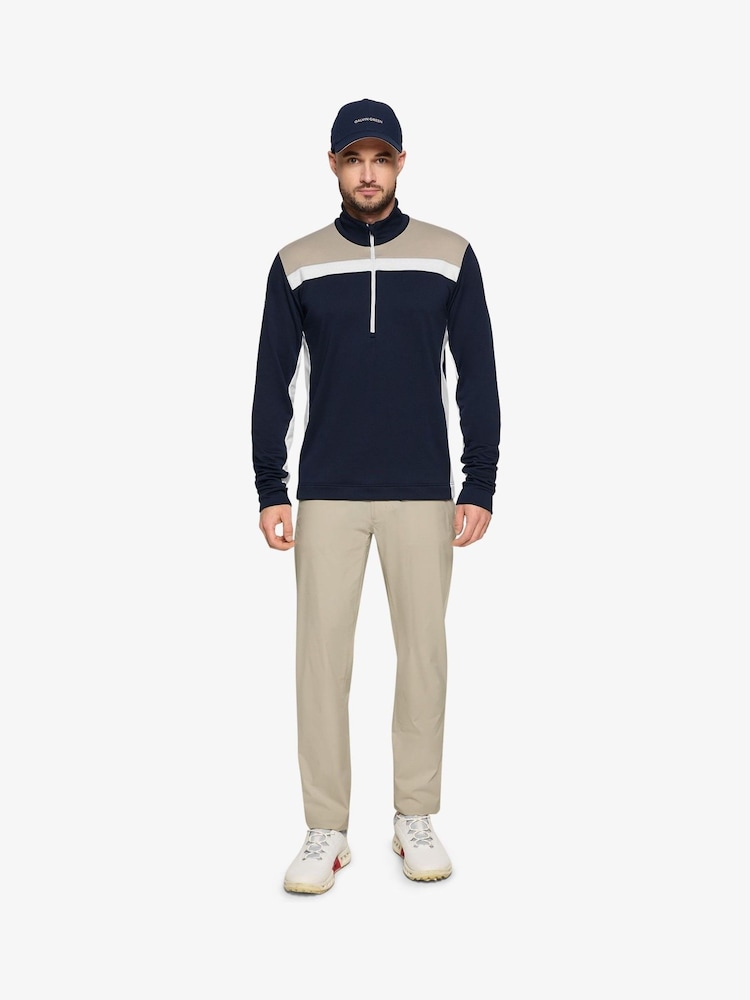 Galvin Green Blue Dean Insulating Golf Mid Layer Sweat Top - Image 2 of 7