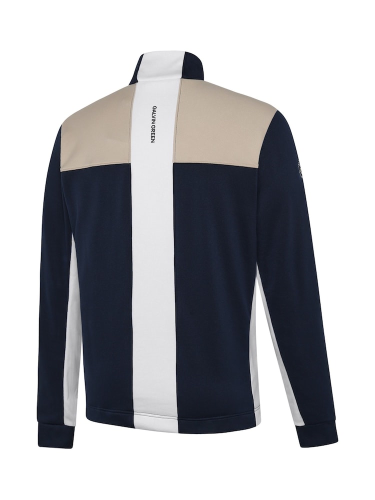 Galvin Green Blue Dean Insulating Golf Mid Layer Sweat Top - Image 7 of 7