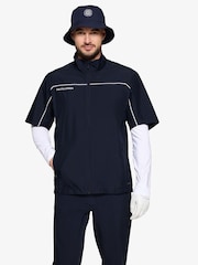 أزرق - Galvin Green Air Waterproof Short Sleeve Golf Jacket - صورة 1 من 8