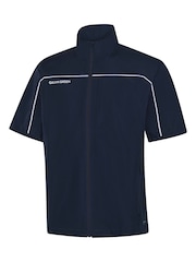 أزرق - Galvin Green Air Waterproof Short Sleeve Golf Jacket - صورة 7 من 8