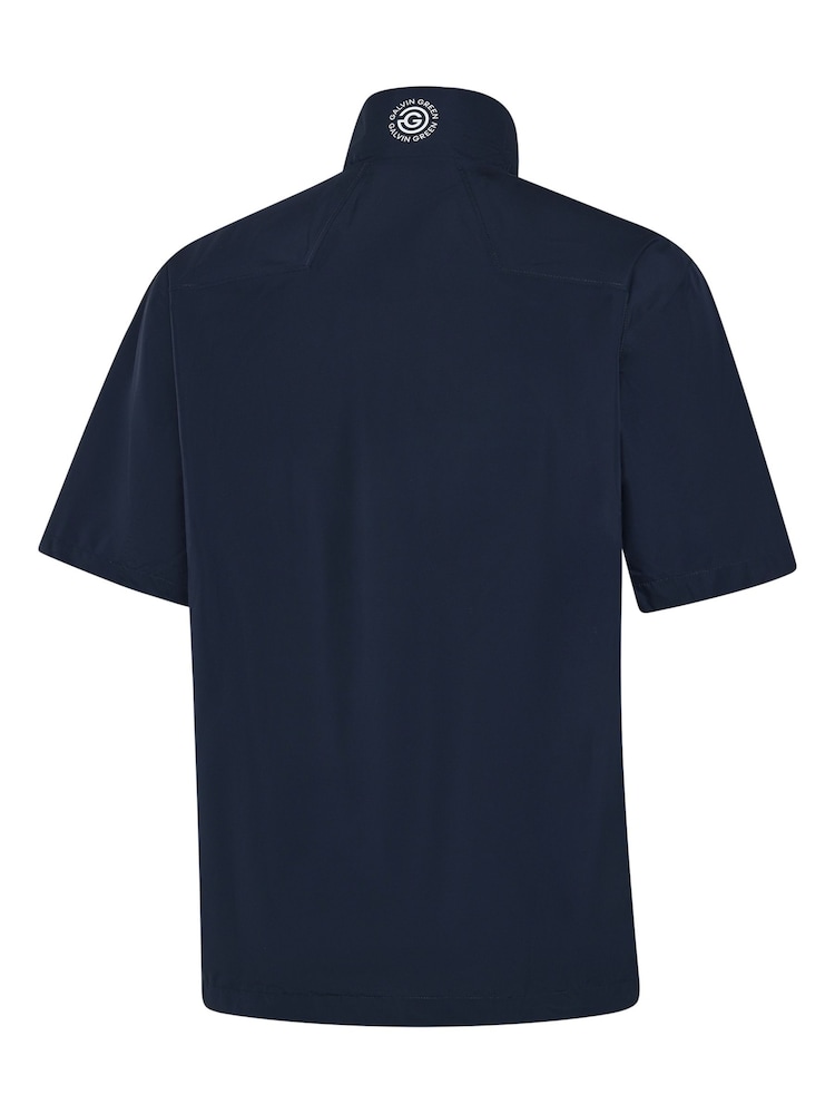 أزرق - Galvin Green Air Waterproof Short Sleeve Golf Jacket - صورة 8 من 8