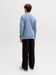 سويت شيرت رقبة مستديرة للأطفال بطبعة شعار من JACK & JONES - Image 3 of 4