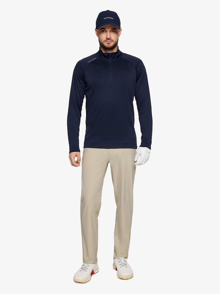 නිල් - Galvin Green Dion Insulating Golf Mid Layer Sweat Top - 7න් 2 වන රූපය