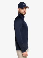 නිල් - Galvin Green Dion Insulating Golf Mid Layer Sweat Top - 7න් 3 වන රූපය