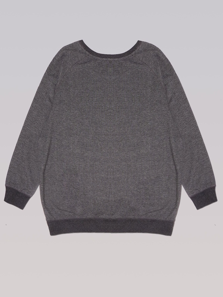 Pineapple Grey Sweater - Image 2 of 4 Pineapple Grey Sweater - Image 2 of 4