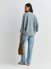 Blå - American Vintage Damsville Cardigan - Bilde 4 av 7