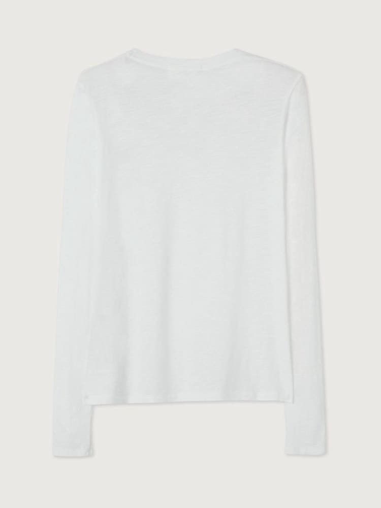 American Vintage Jacksonville Long Sleeve White T-Shirt - Image 2 of 3