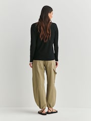 Schwarz - American Vintage Jacksonville Scoop T-Shirt - Bild 4 von 6