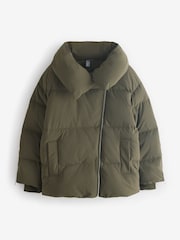 Sweaty Betty Green Nimbus Cloud Weight Short Puffer Coat - Image 8 of 8