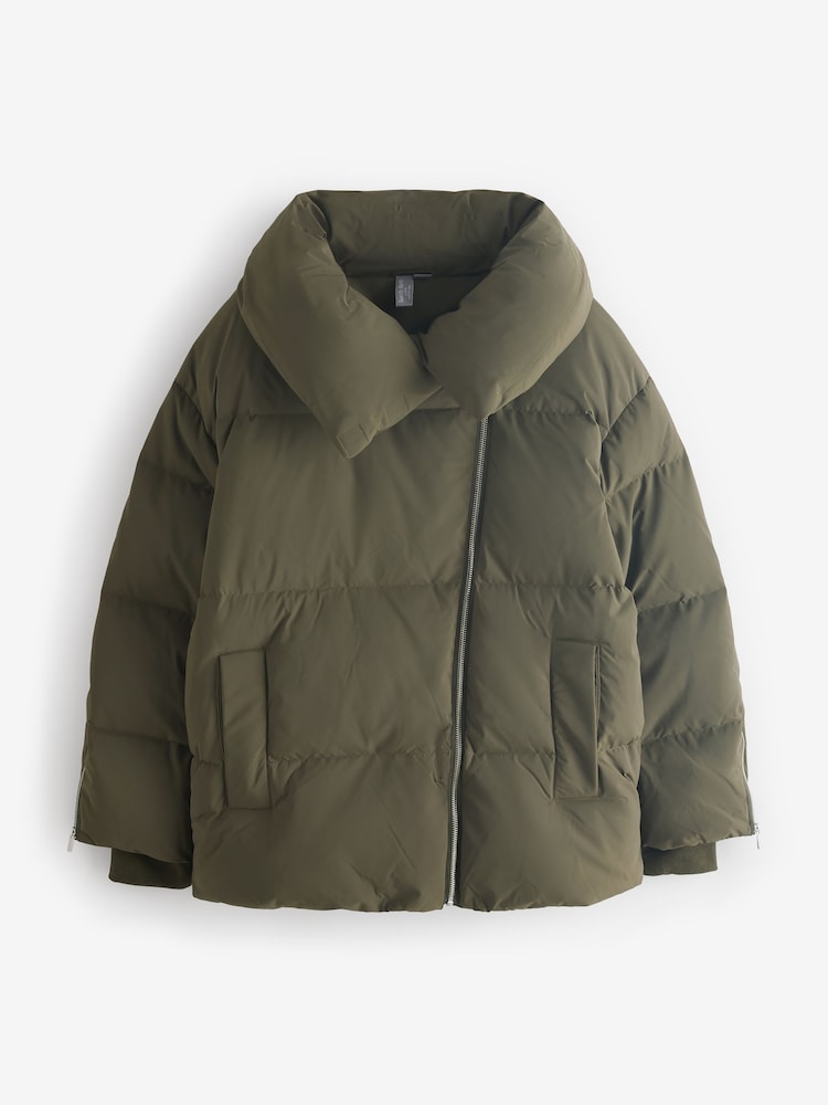 Sweaty Betty Green Nimbus Cloud Weight Short Puffer Coat - Image 8 of 8