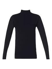 Sweaty Betty Black Modal High Neck Base Layer Top - Image 7 of 7