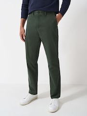 Crew Clothing Green Straight Leg Chinos - Image 2 of 5