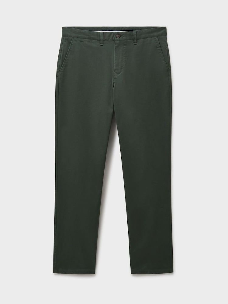 Crew Clothing Green Straight Leg Chinos - Image 5 of 5 Crew Clothing Green Straight Leg Chinos - Image 5 of 5