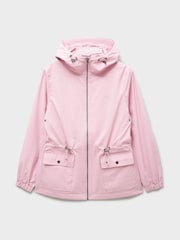 Crew Clothing Pink Hooded Waterproof Raincoat - Image 5 of 5