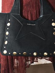 Rockett St George Black Studded Shoulder Bag - Image 5 of 9