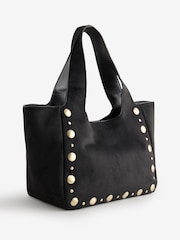 Rockett St George Black Studded Shoulder Bag - Image 6 of 9