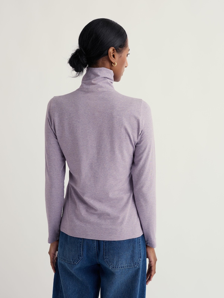 סגול - Seasalt Cornwall חולצה, דגם Landing - תמונה 2 מתוך 5 סגול - Seasalt Cornwall חולצה, דגם Landing - תמונה 2 מתוך 5