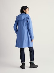 Seasalt Cornwall Sky Blue Coverack Waterproof Coat - Image 3 of 9