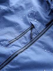 Seasalt Cornwall Sky Blue Coverack Waterproof Coat - Image 9 of 9