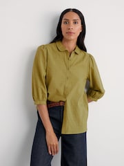 Seasalt Cornwall Green Hope Cottage II Blouse - Image 2 of 5