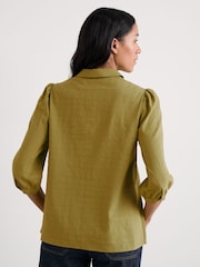 Seasalt Cornwall Green Hope Cottage II Blouse - Image 3 of 5
