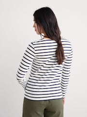 Seasalt Cornwall Natural Sailor Shirt - Image 3 of 5