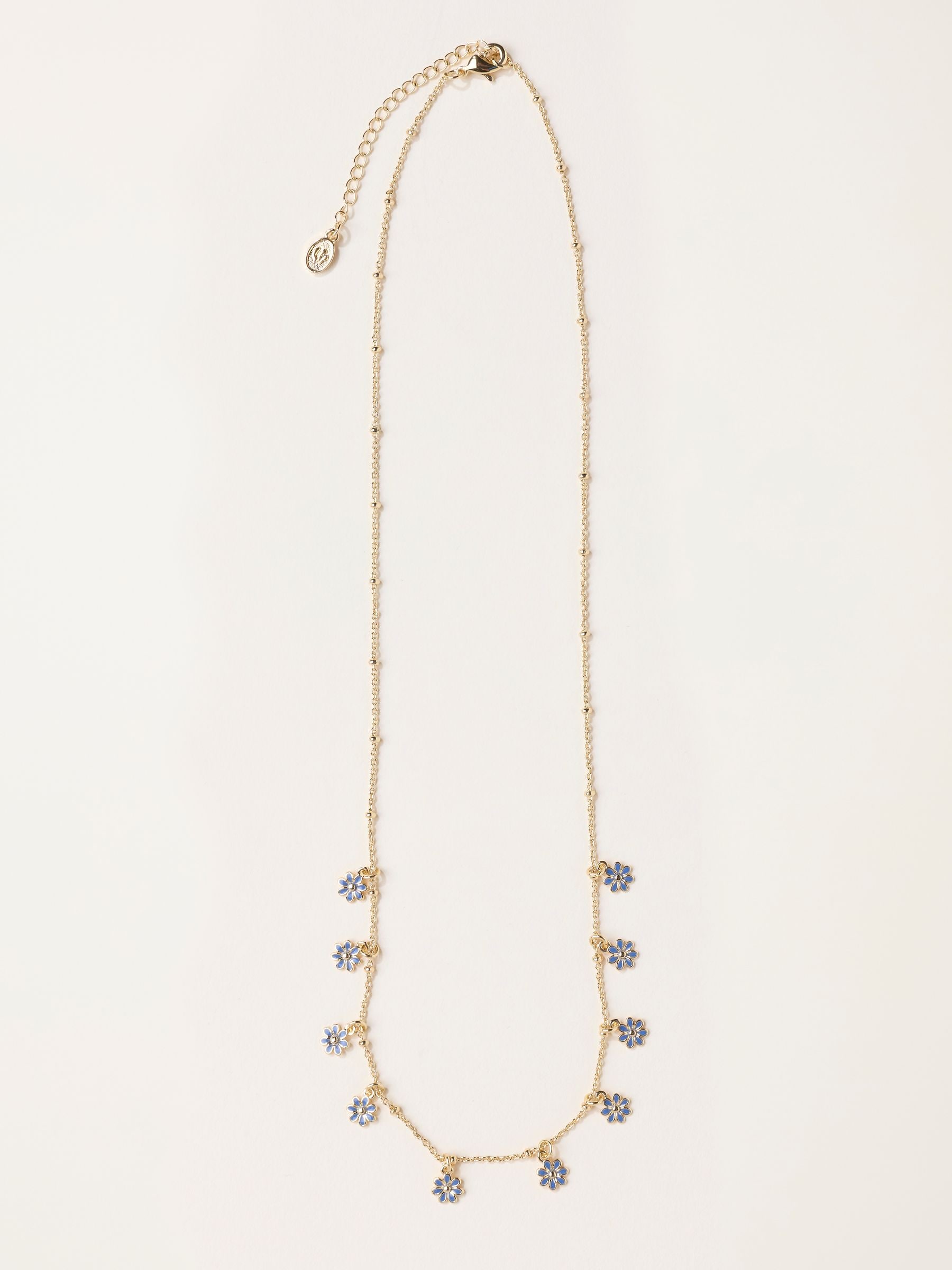 Fat Face Women's Necklace - Gold Tone Daisy Chain