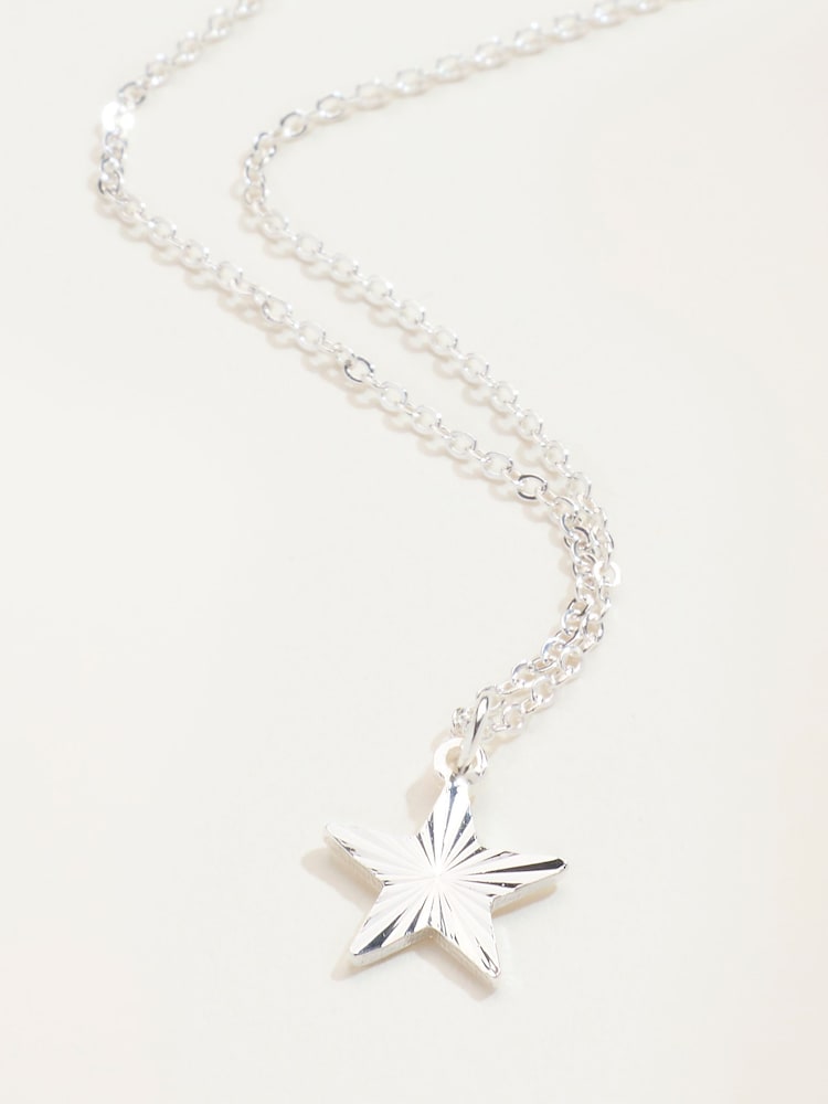 FatFace Star Necklace - Imaginea 3 din 3
