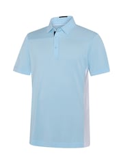 Galvin Green Blue Mitchell Breathable Short Sleeve Golf Shirt - Image 6 of 7