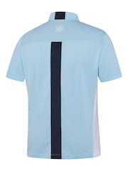 Galvin Green Blue Mitchell Breathable Short Sleeve Golf Shirt - Image 7 of 7
