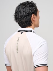 Galvin Green White Myles Breathable Short Sleeve Golf Shirt - Image 5 of 8