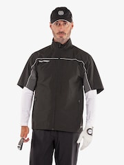 أسود - Galvin Green Air Waterproof Short Sleeve Golf Jacket - صورة 1 من 8