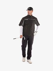 أسود - Galvin Green Air Waterproof Short Sleeve Golf Jacket - صورة 2 من 8