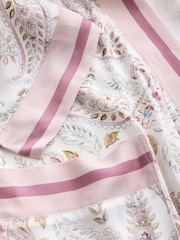 Cream Paisley Lightweight Viscose Dressing Gown - Image 7 of 7