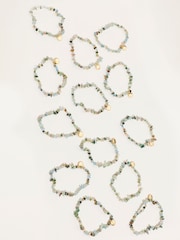 FatFace Blue Alphabet Bracelet - Image 3 of 3