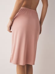 Praline Nude Long Microfibre Comfort Slip Skirt - Image 2 of 6